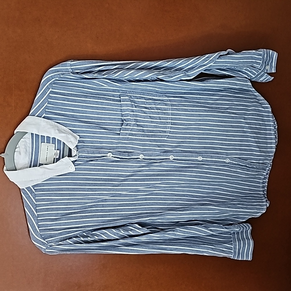 American Eagle Striped Button Down